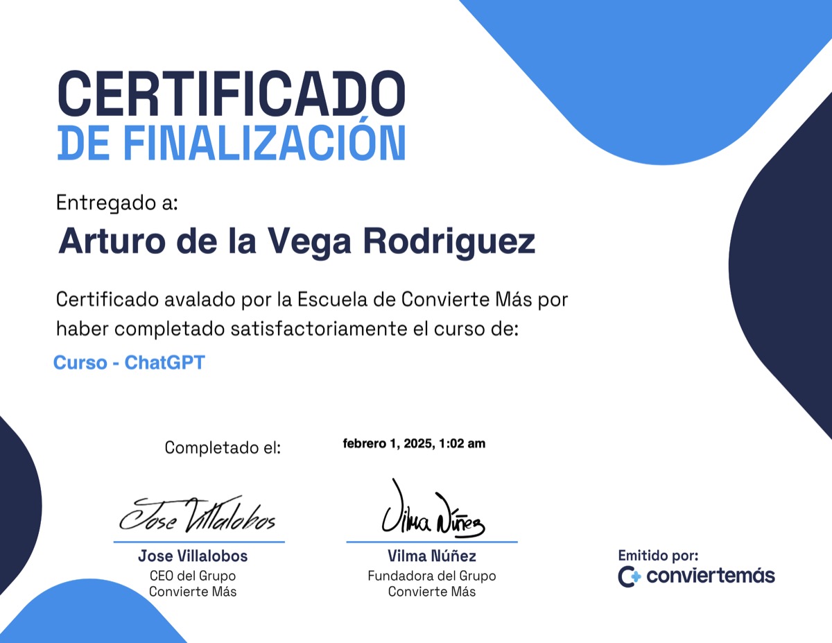 Certificación ChatGPT